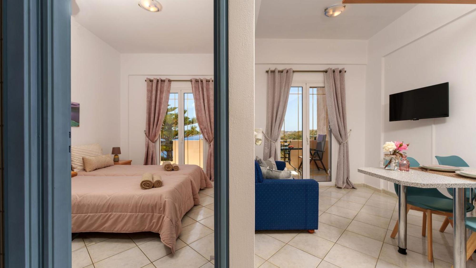 Fnk Apartments With Sea View Agia Pelagia Eksteriør bilde