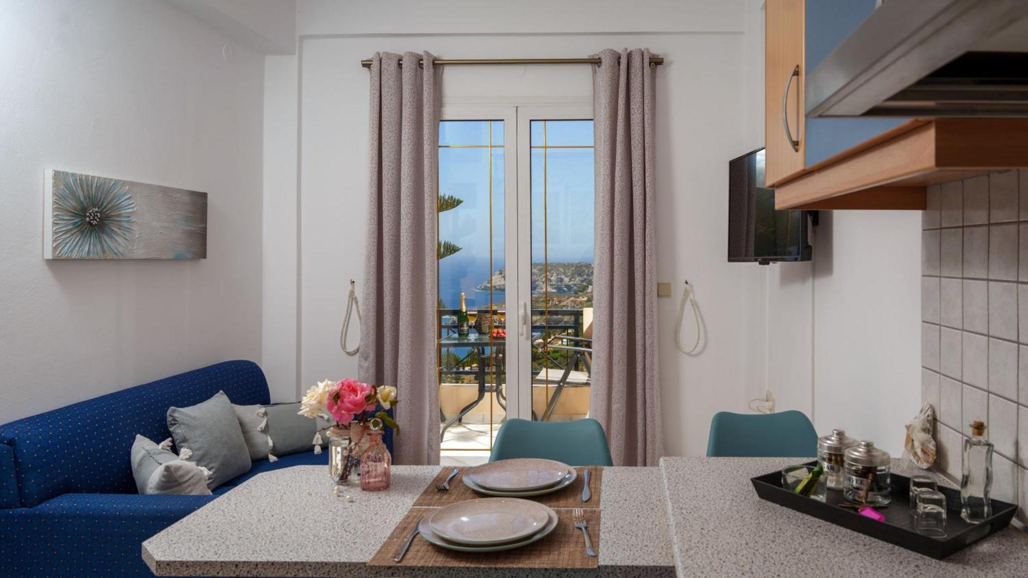 Fnk Apartments With Sea View Agia Pelagia Eksteriør bilde